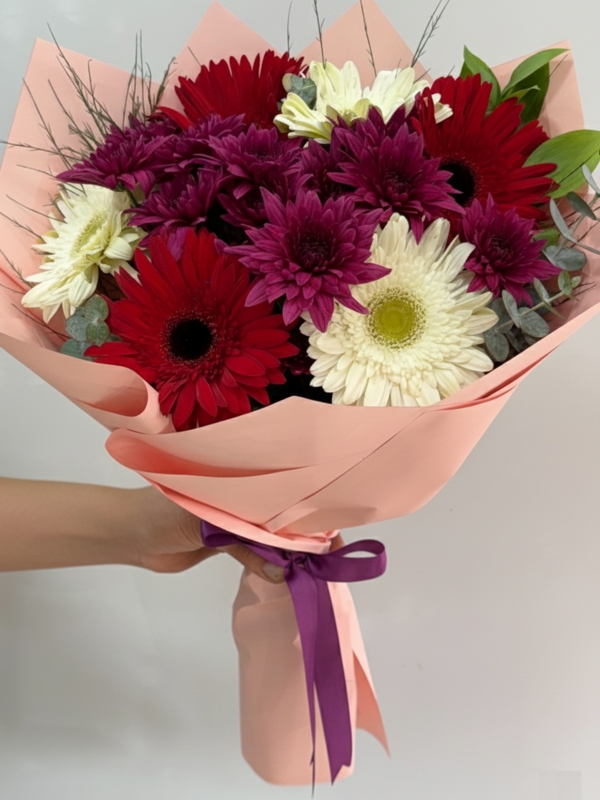 Kasımpatı & Gerbera Buketi